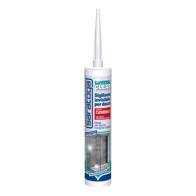 Silicone sigillante SARATOGA Crystal Clear  trasparente 310 ml