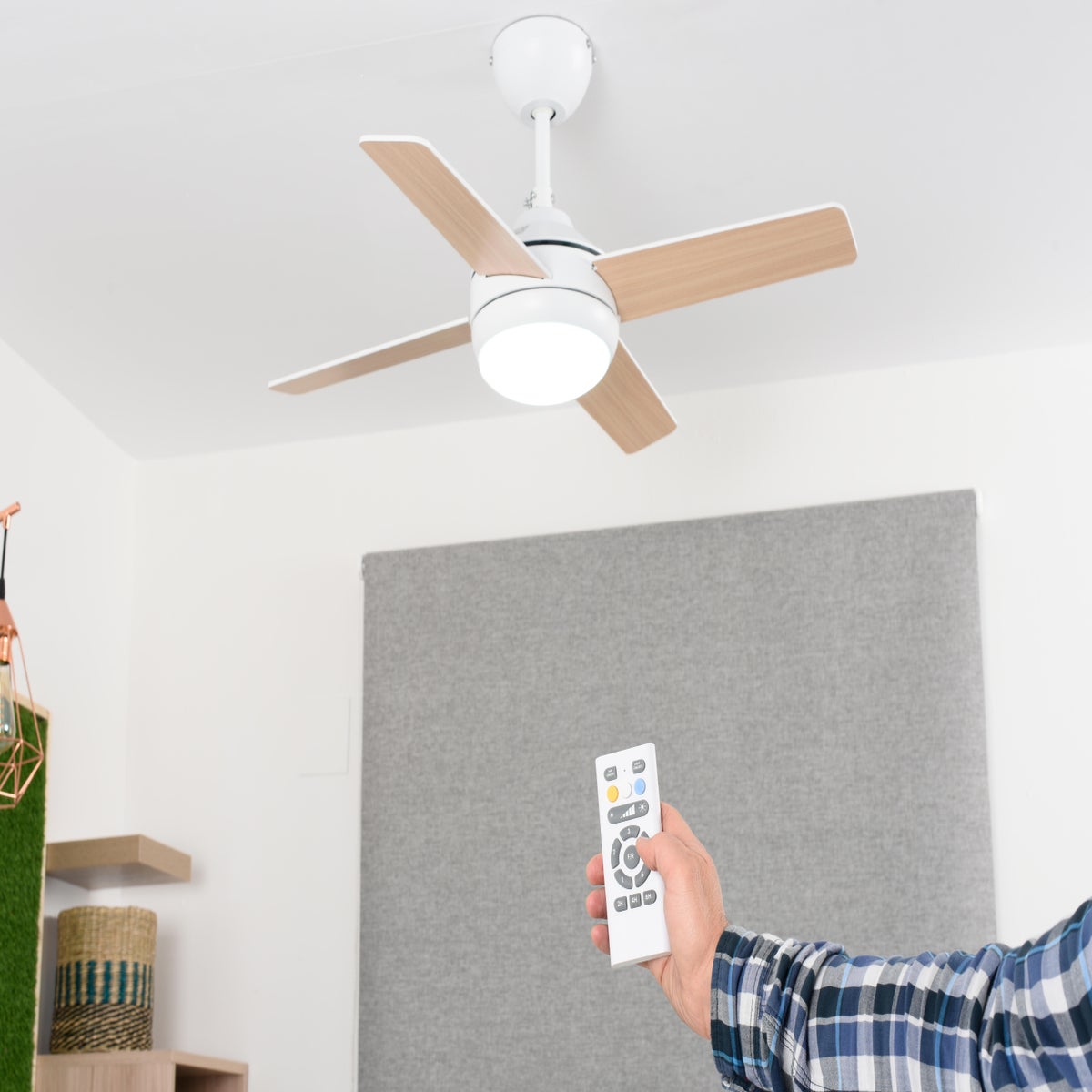 cómo instalar un ventilador en un falso techo