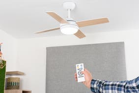 cómo instalar un ventilador en un falso techo