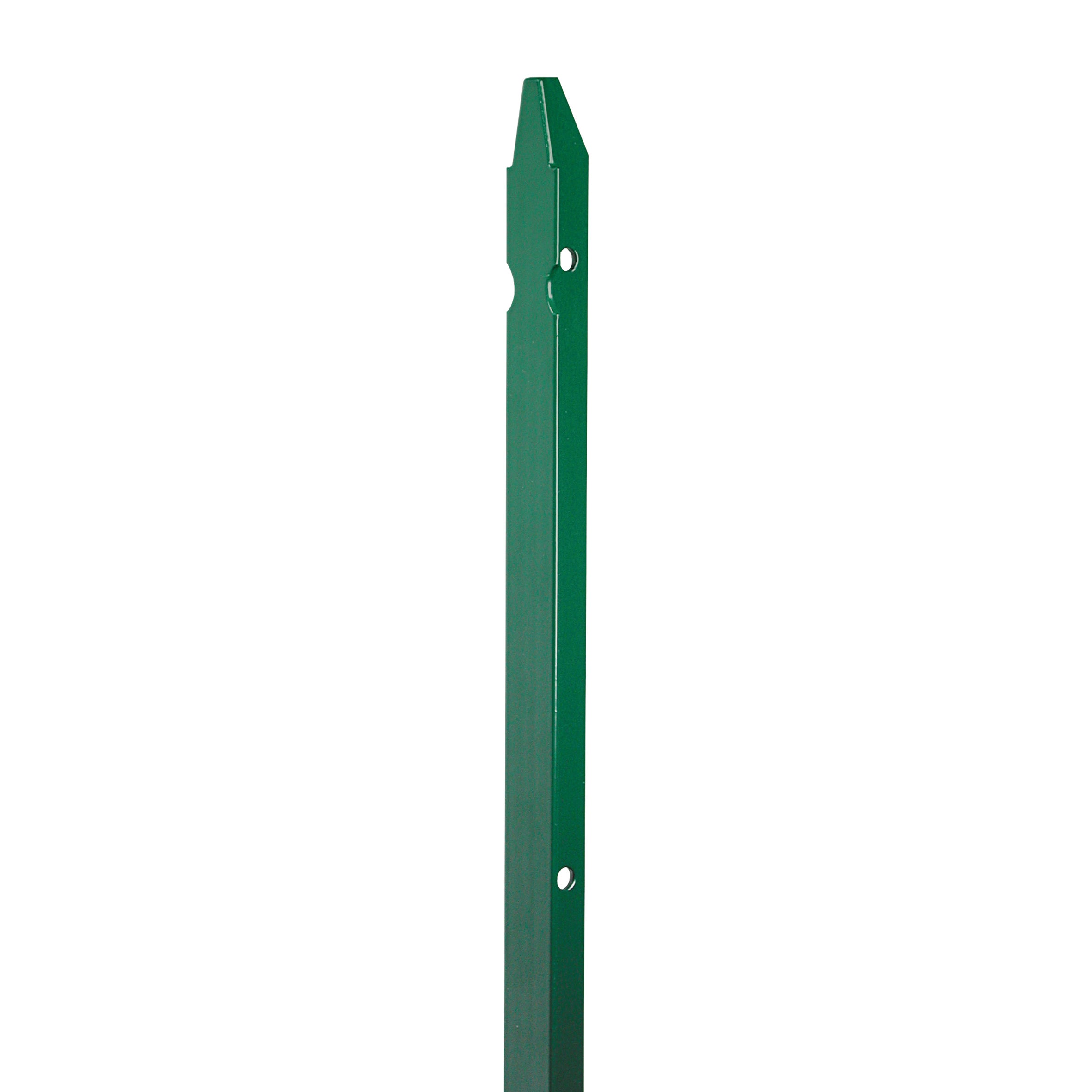 Palo A T in acciaio FERRO BULLONI plastificato verde H 200 x L 3 cm - 5