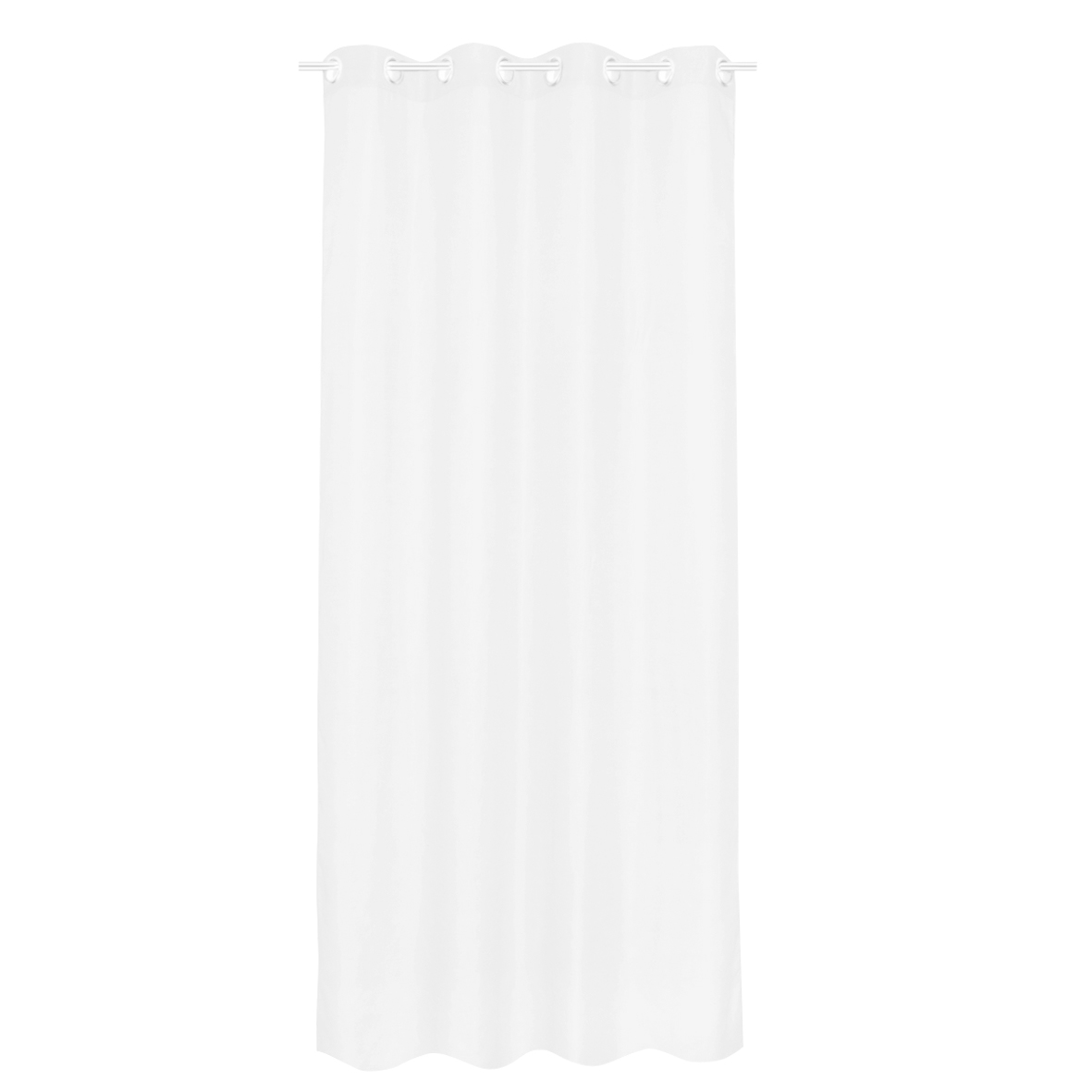 Voilage semi-transparent, Polyone, blanc H.280 x l.140 cm INSPIRE - 10