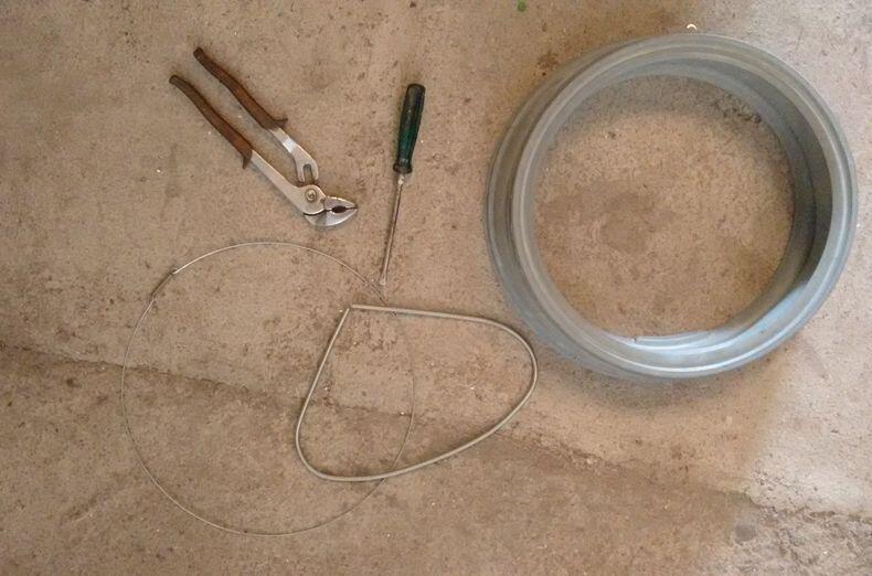 Cómo cambiar la goma de escotilla de una lavadora