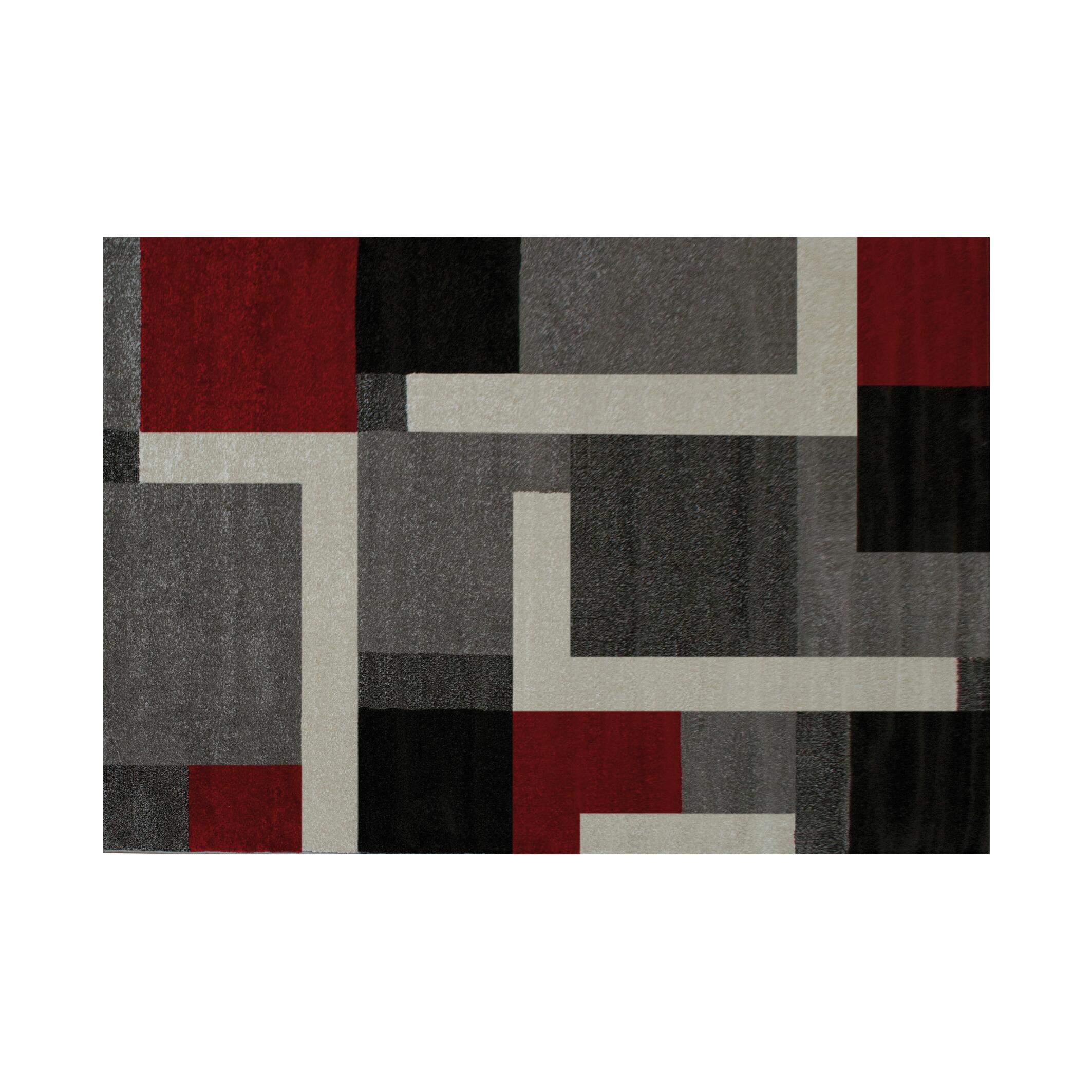 Tappeto Casa riquadri geometrico multicolor, L 230 x L 160 cm - 4