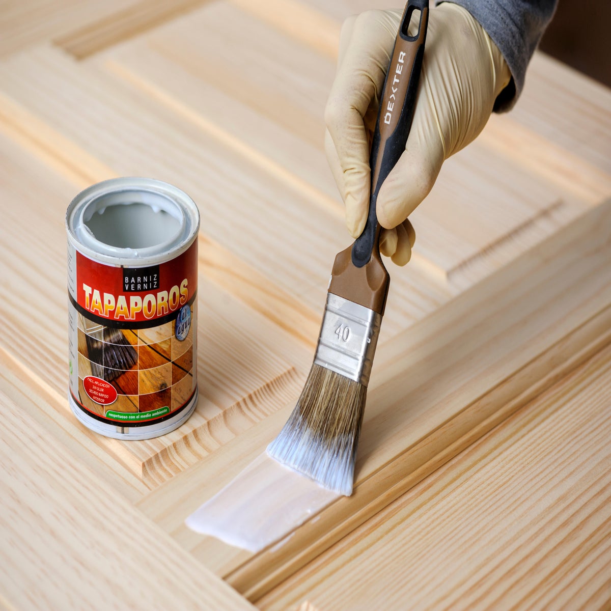 pintar superficies de madera