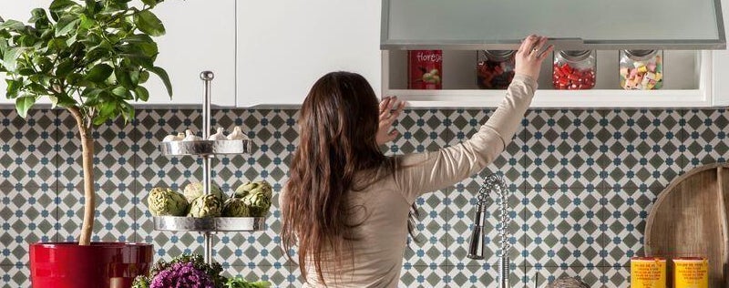 Paredes de la cocina, ¿con o sin azulejos?