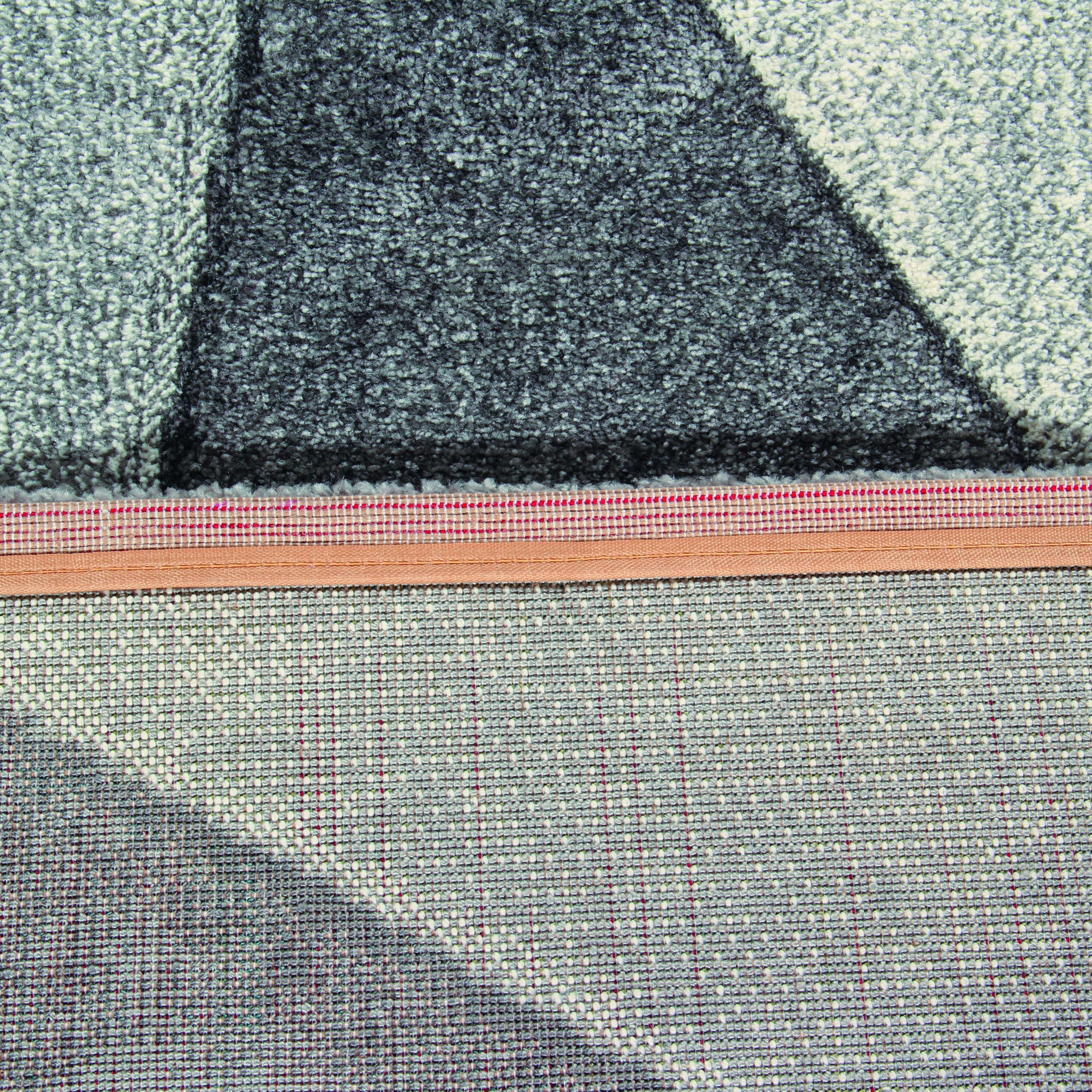 Tappeto Opera Diamanti classic geometrico bianco, L 190 x L 133 cm - 5