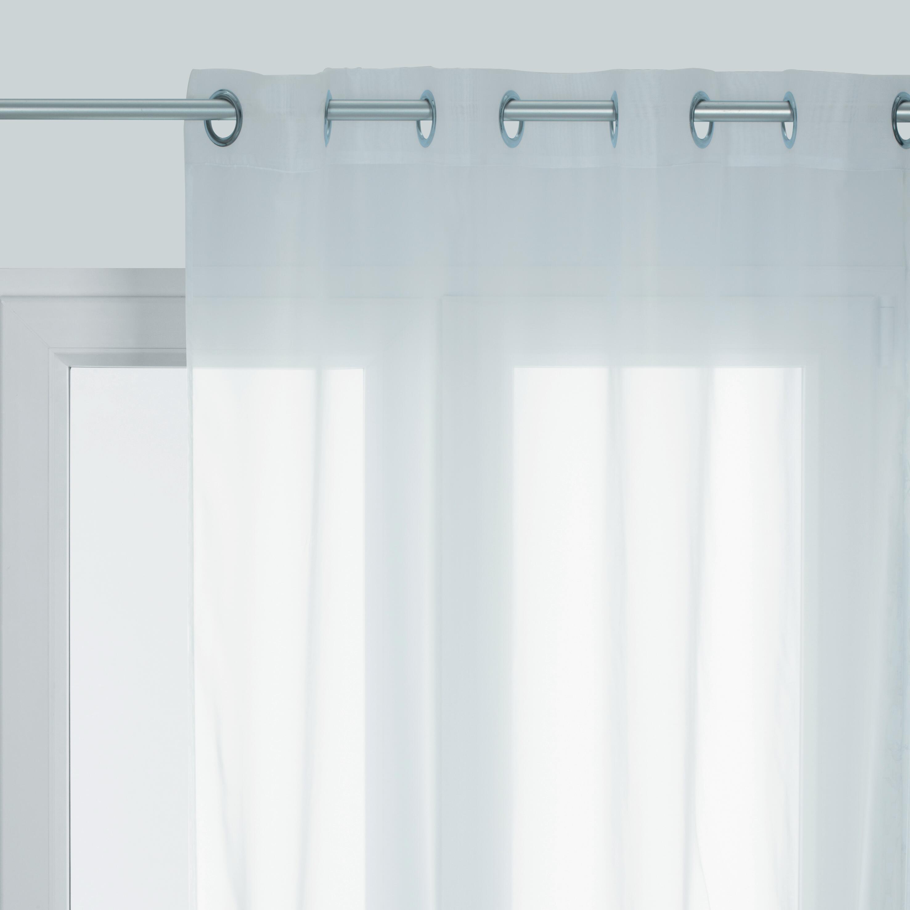 Cortinado ilhós Polyone 140x280cm branco 0 Inspire - 29