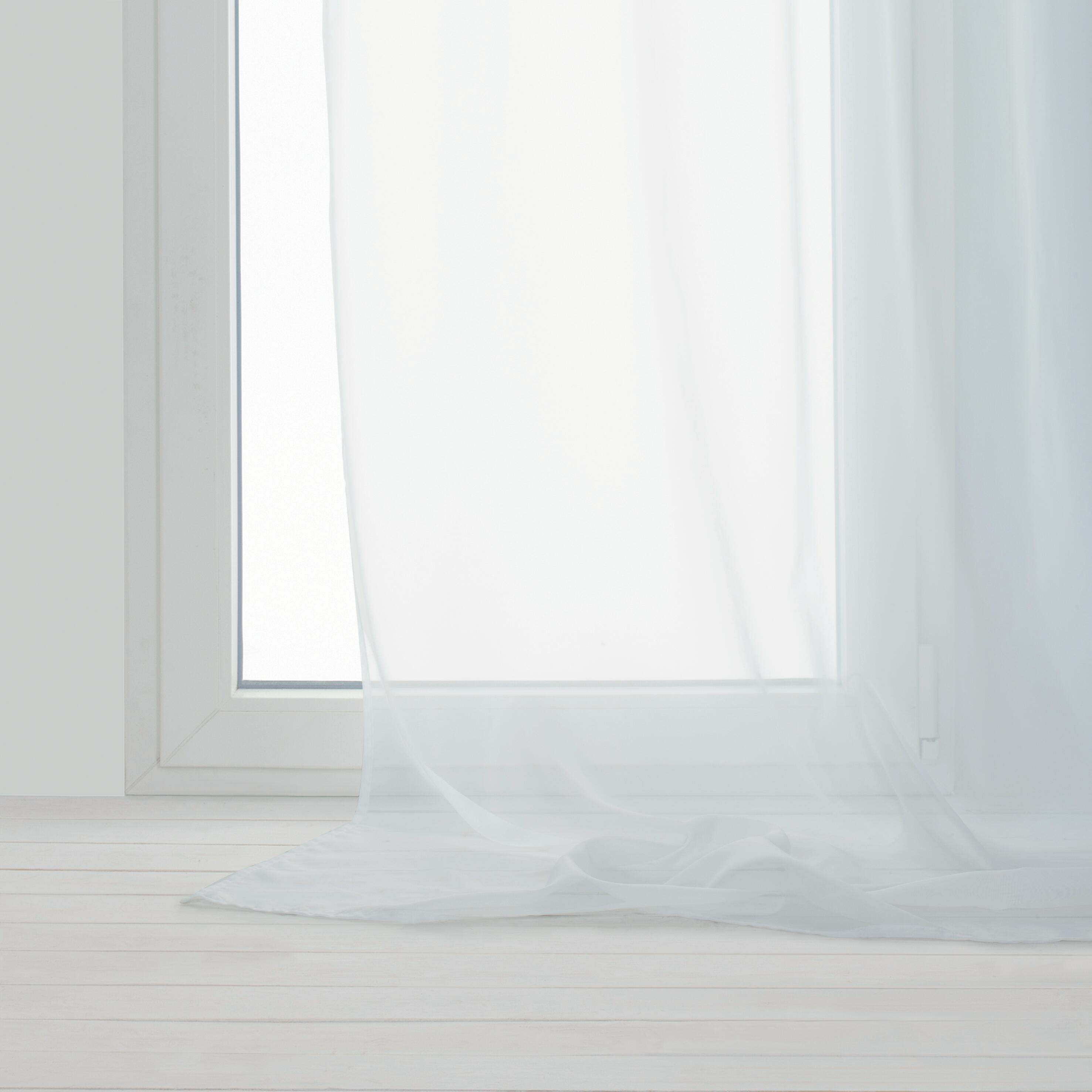 Voilage semi-transparent, Polyone, blanc H.280 x l.140 cm INSPIRE - 7