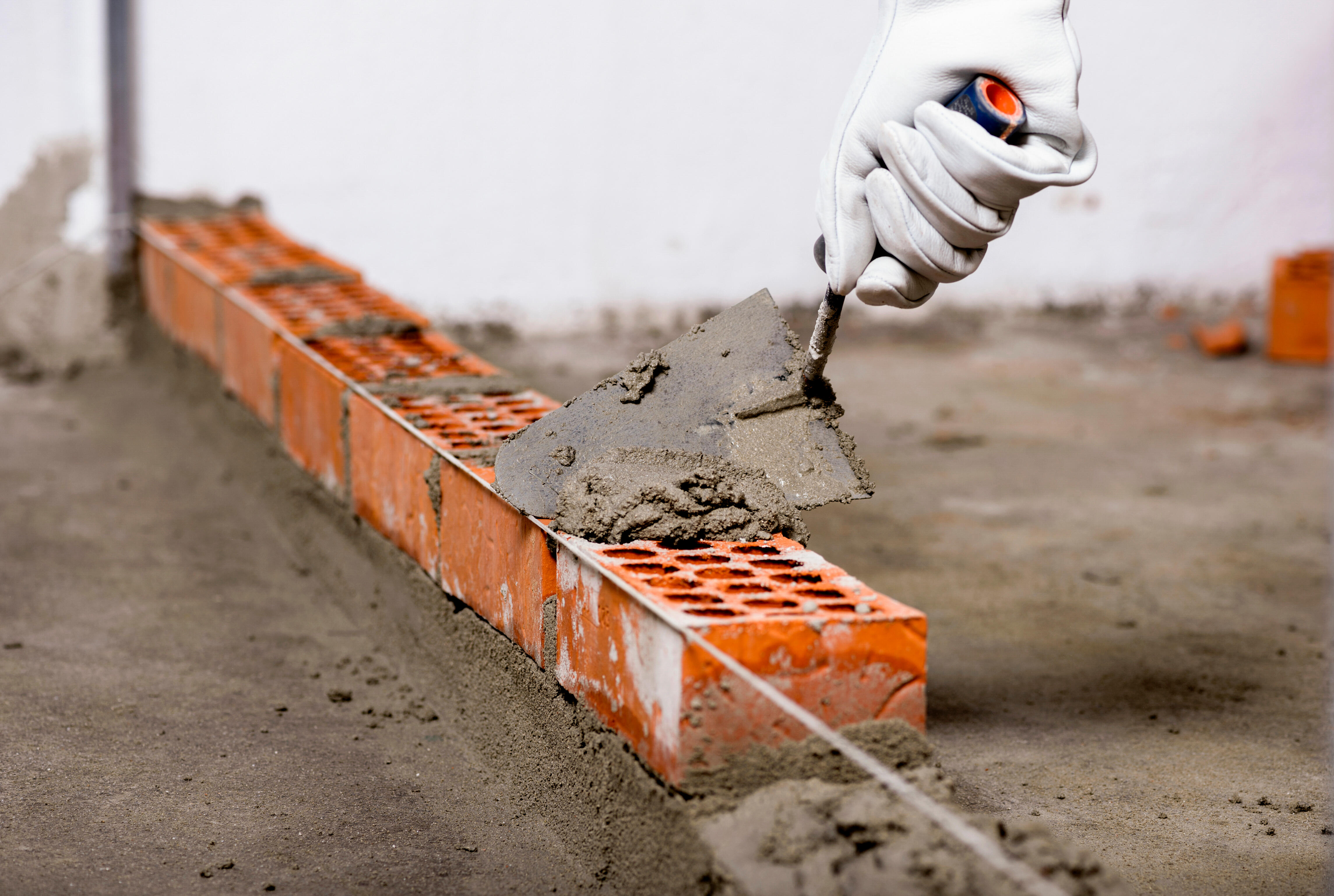 Herramienta De Construcción Para Colocar Ladrillos Y Bloques