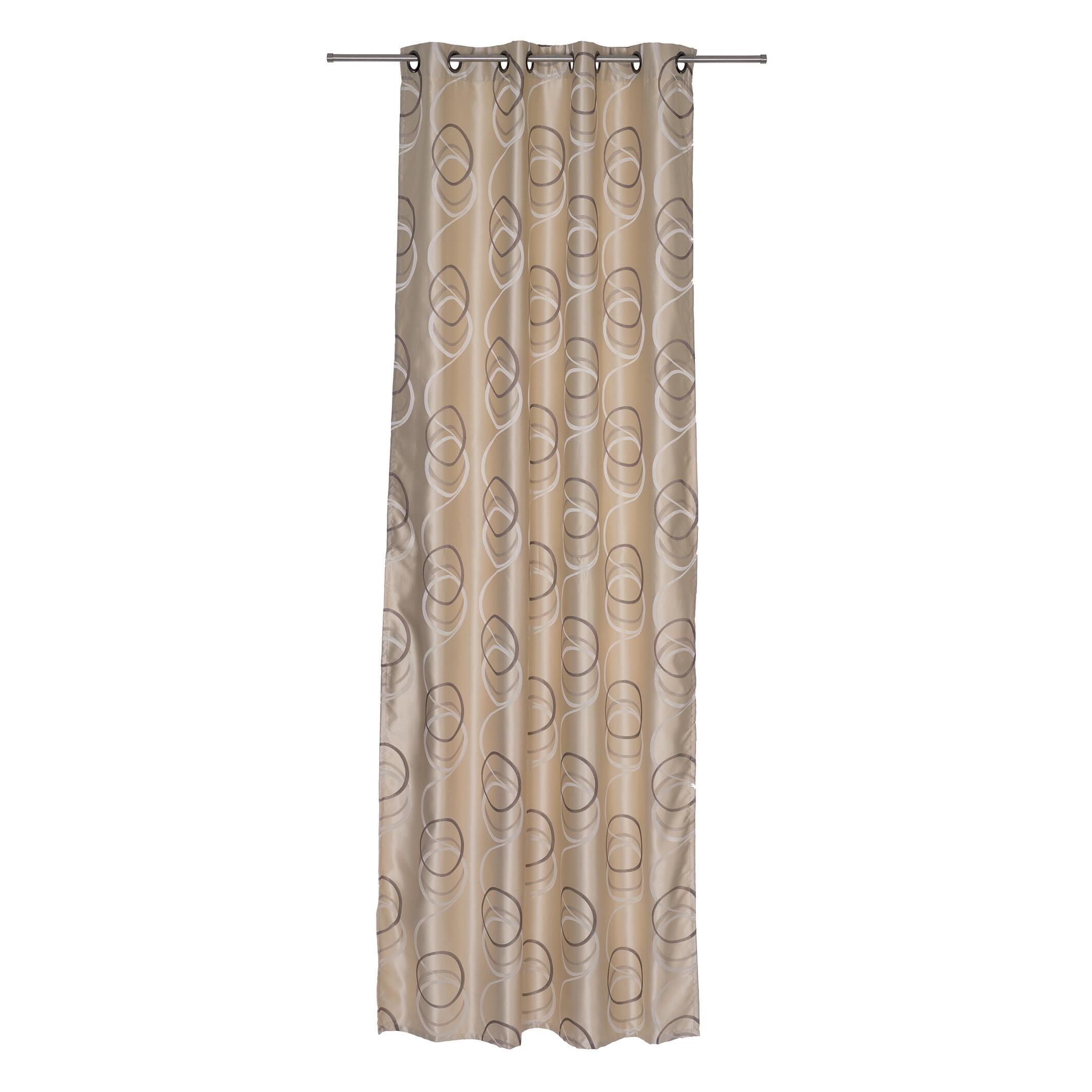 Tenda Rondine beige, occhiello 140x280 cm - 2