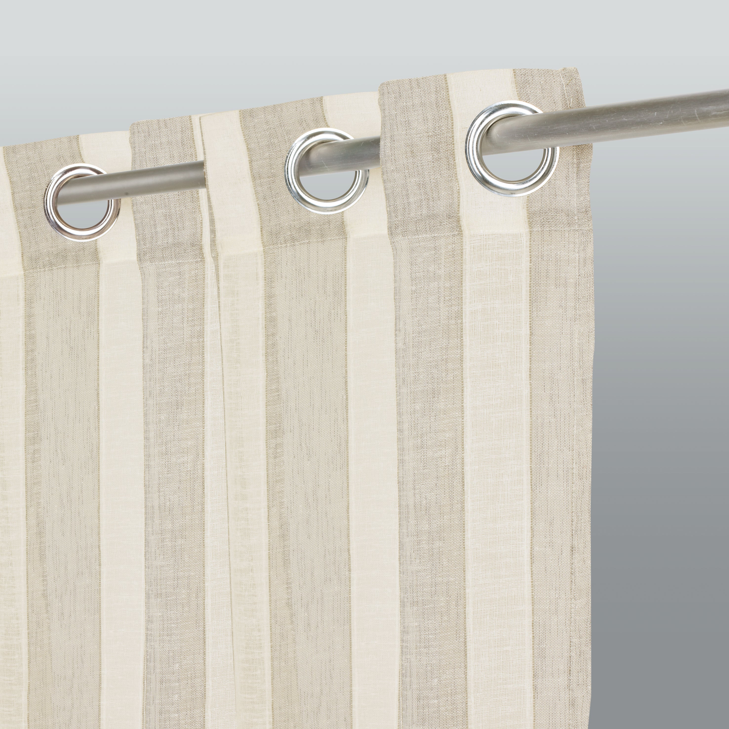 Tenda INSPIRE Vanessa beige, occhiello 140x280 cm - 3