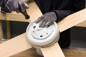 instalar un ventilador de techo