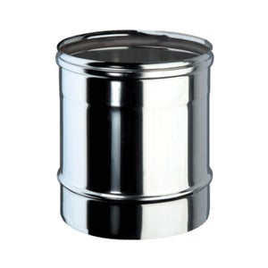 Tubo Coibentato Per Canne Fumarie 1000 Mm - Acciaio INOX Doppia Parete, Isolamento Termico - Foto 8