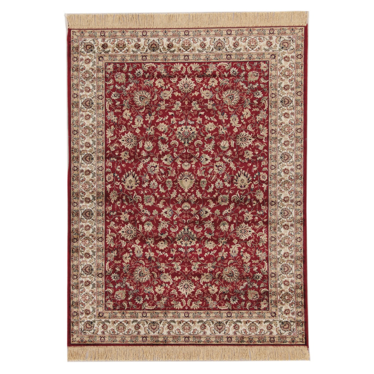 Tappeto Fashian hereke 2 orientale in viscosa rosso, L 230 x L 160 cm - 2
