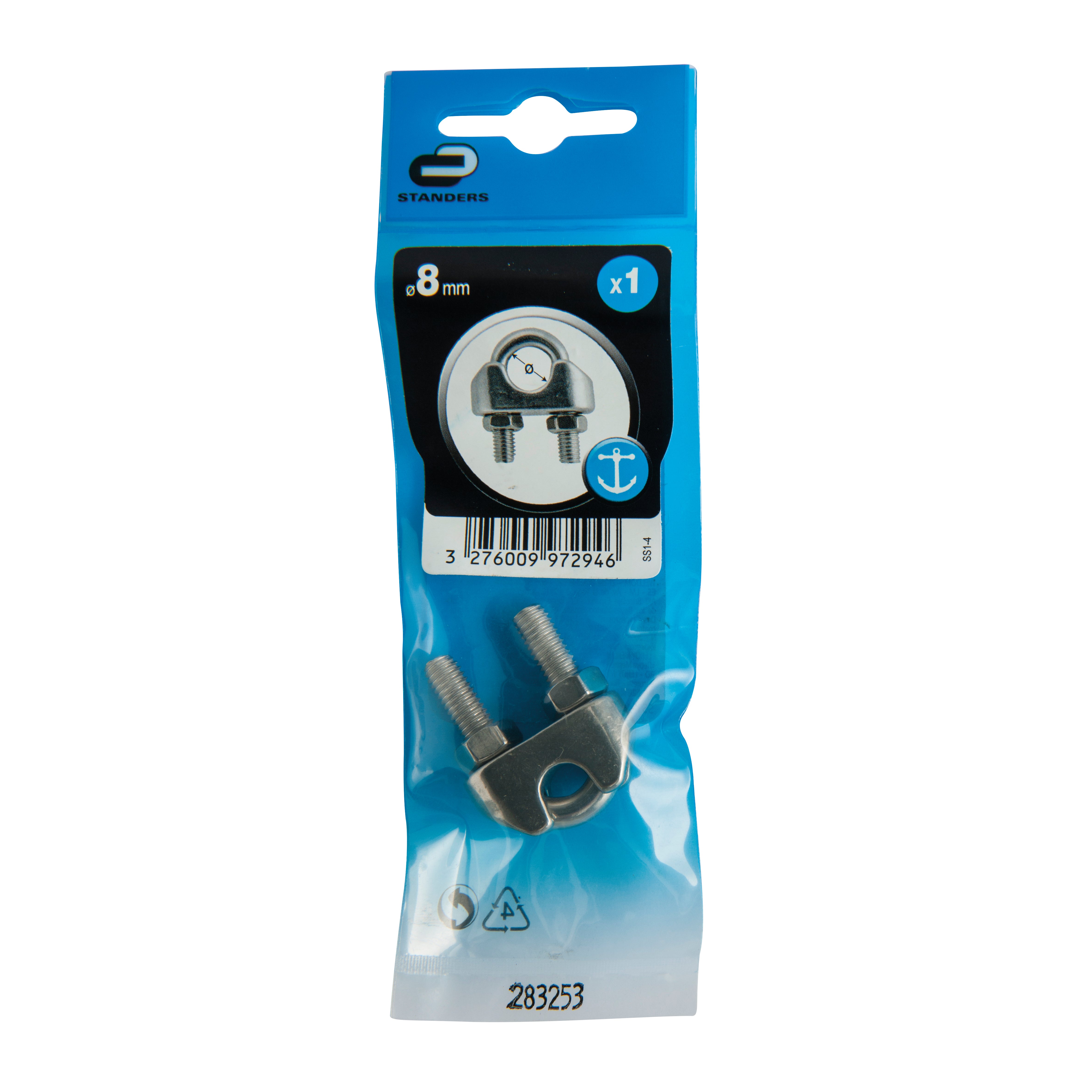 Morsetto serracavo STANDERS 3470303 in inox zincato per cavo Ø 8 mm - 2