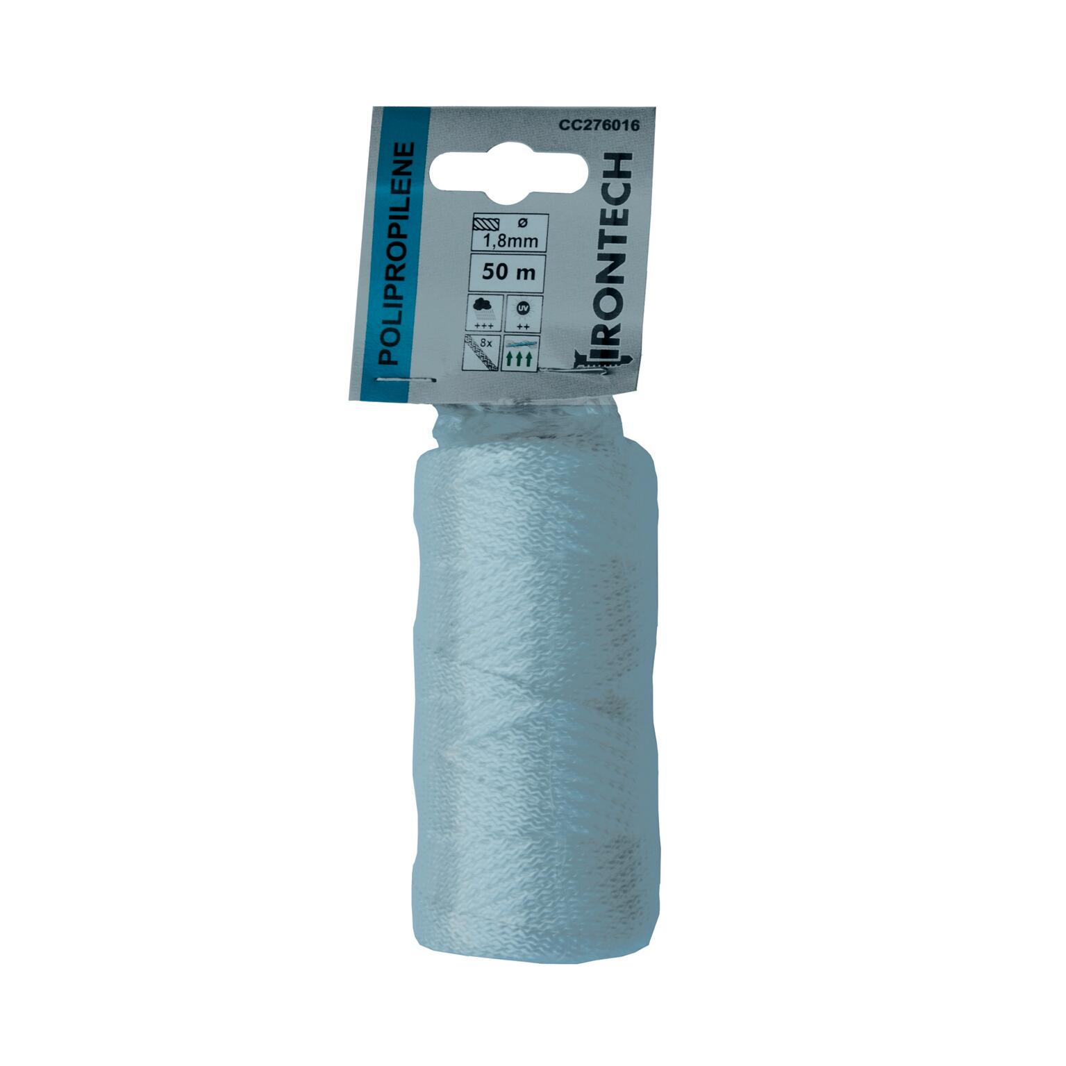 Corda in polipropilene STANDERS L 50 m x Ø 1.8 mm bianco carico max 4 Kg - 2