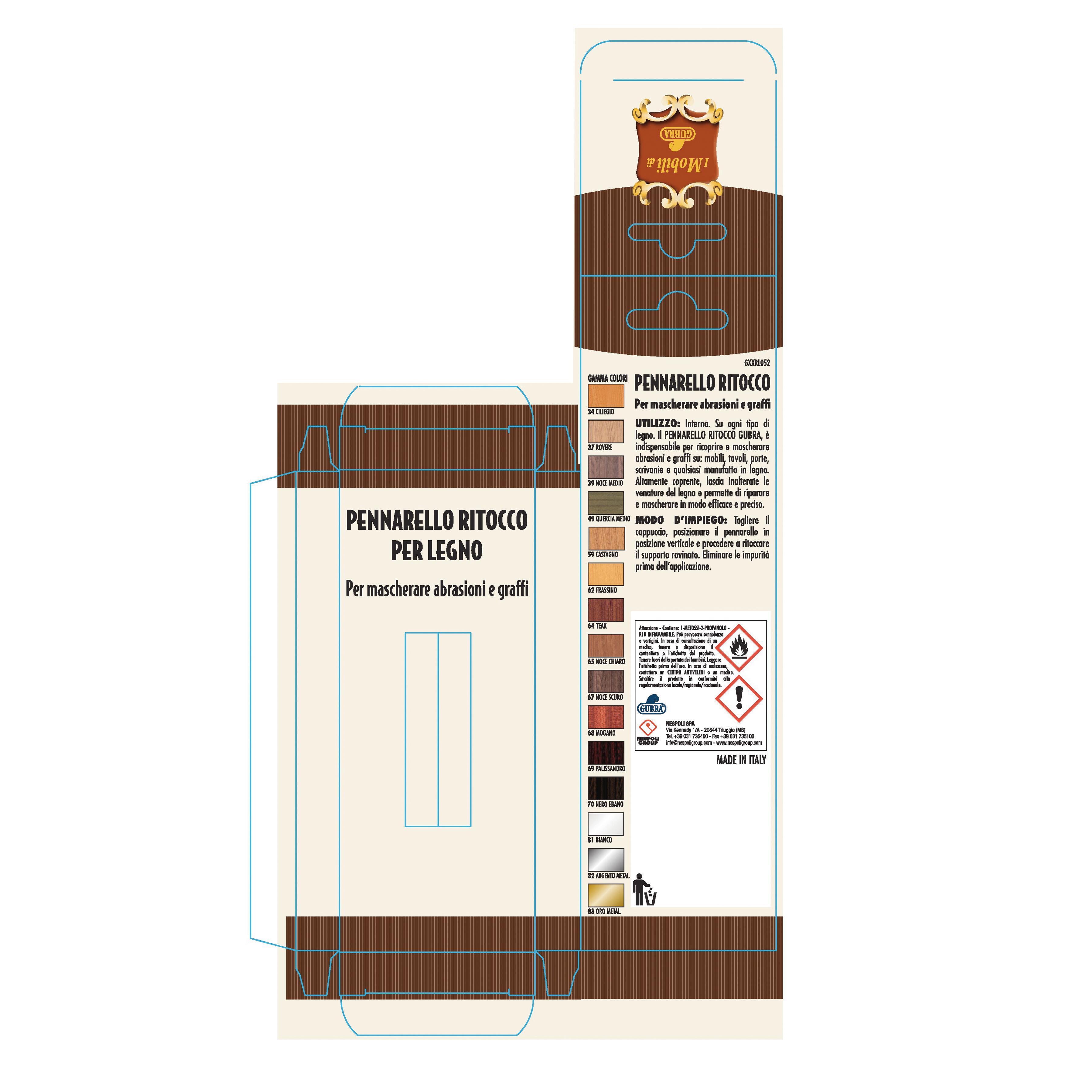 Pennarello ritocchi GUBRA 10 ml bianco - 3