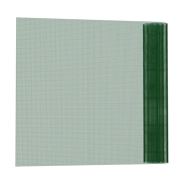 Rotolo di rete metallica saldato FERRO BULLONI Electroplast verde L 25 x H 1 m, maglia L13x13H mm
