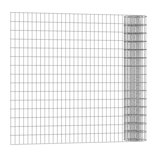 Rotolo di rete metallica elettrosaldato FERRO BULLONI Executive ECO argento L 25 x H 1 m, maglia L50x75H mm