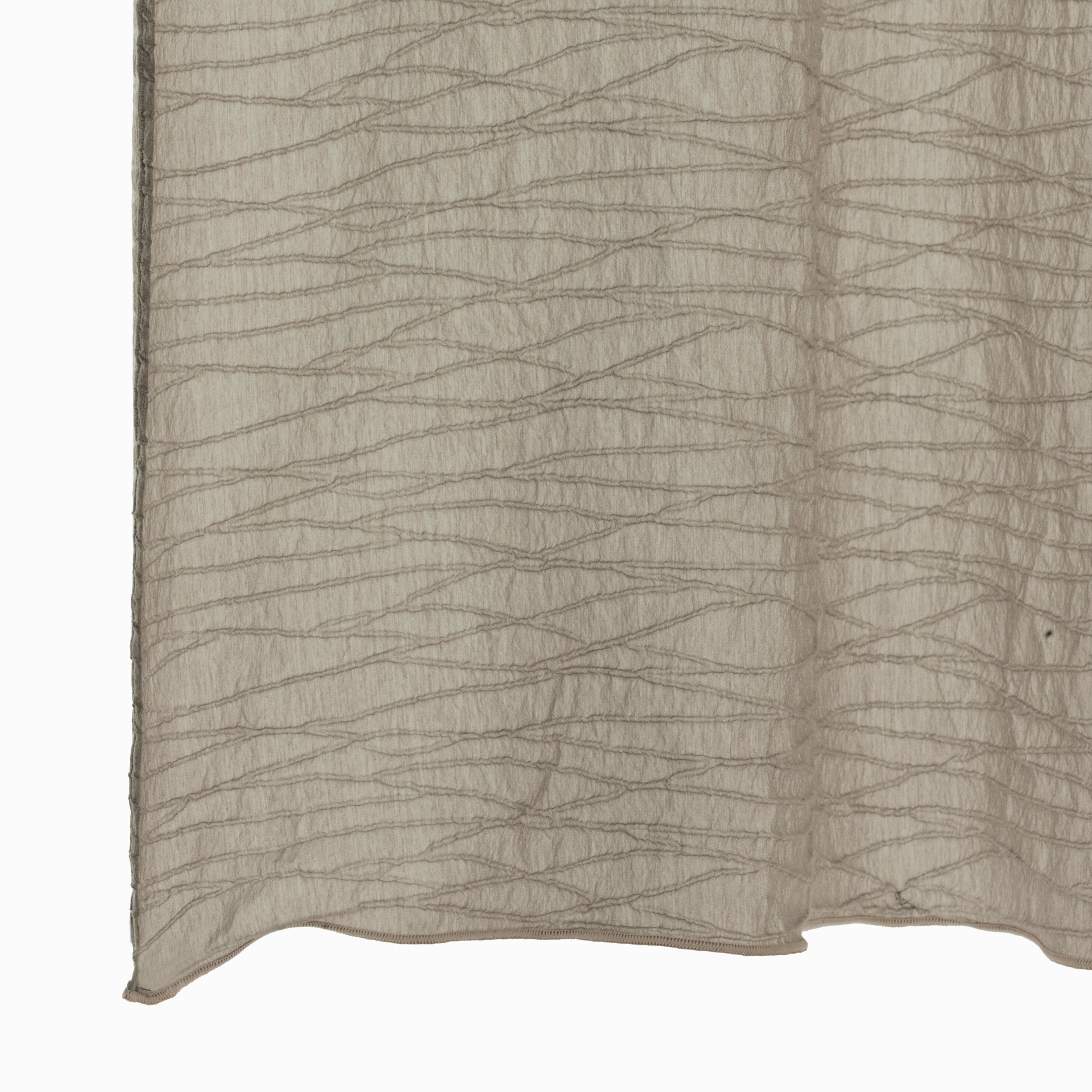 Tenda Annie beige, fettuccia e passanti nascosti 140x300 cm - 4