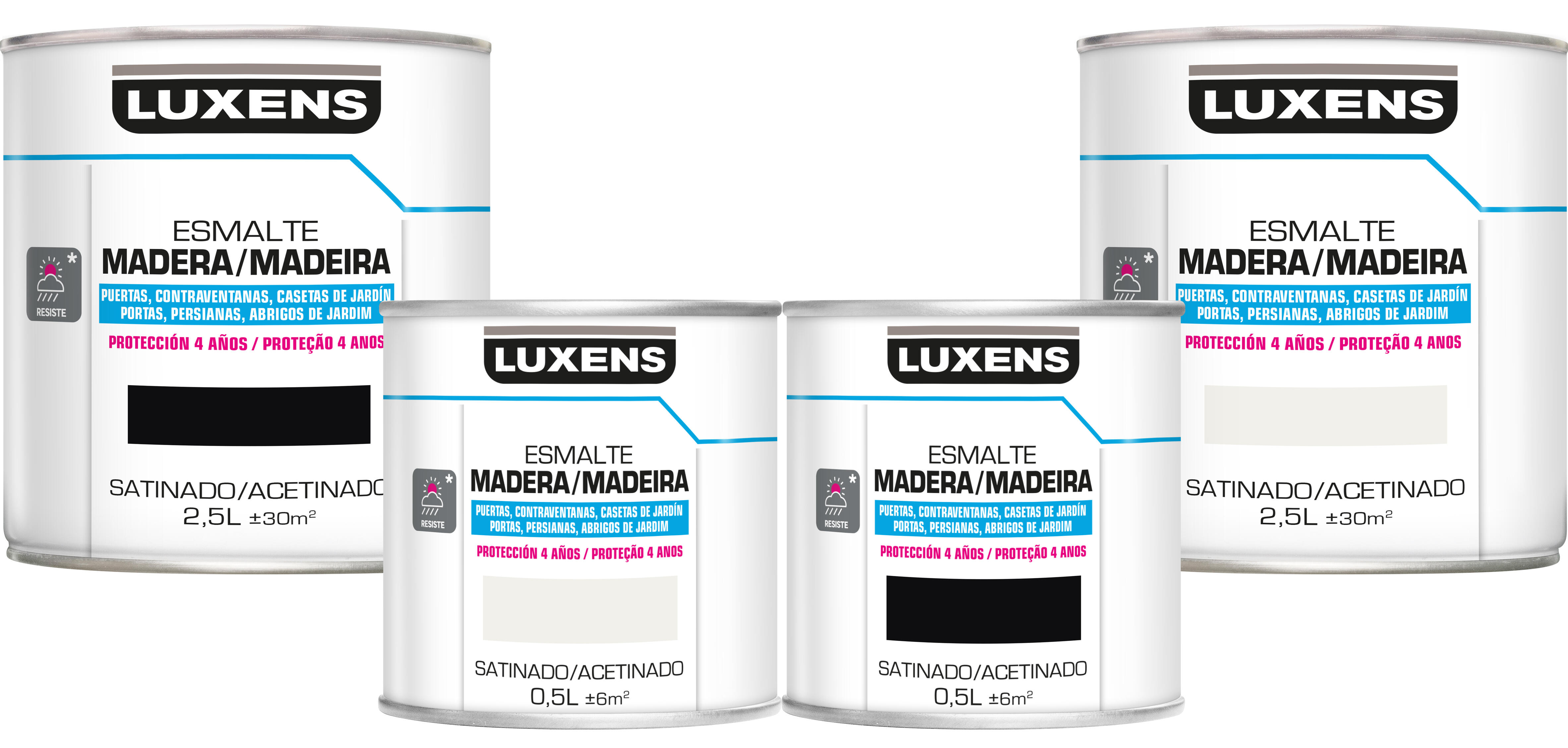 Pintura madera satinado al agua LUXENS - 2