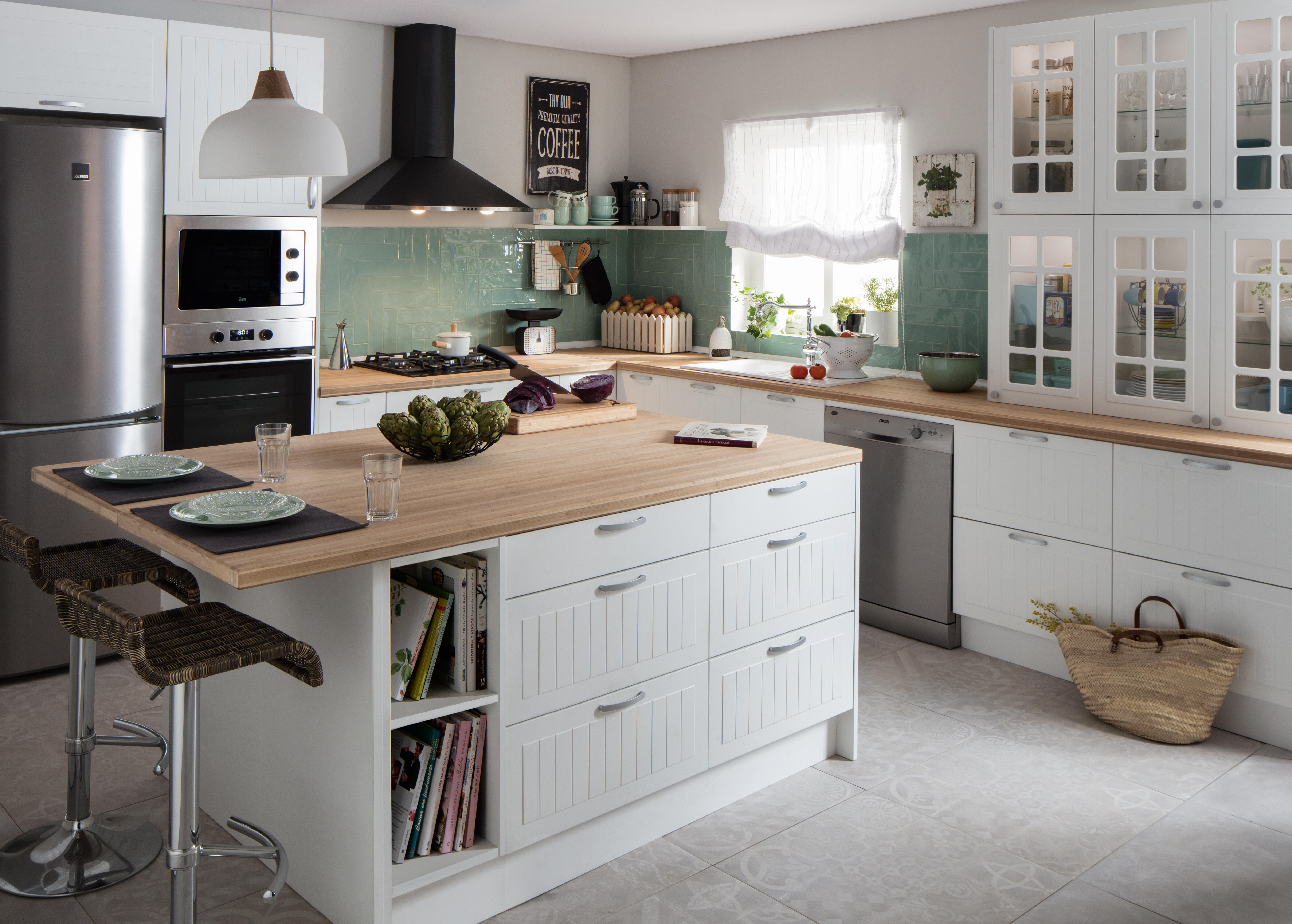 Cocinas rústicas ideas atemporales Leroy Merlin