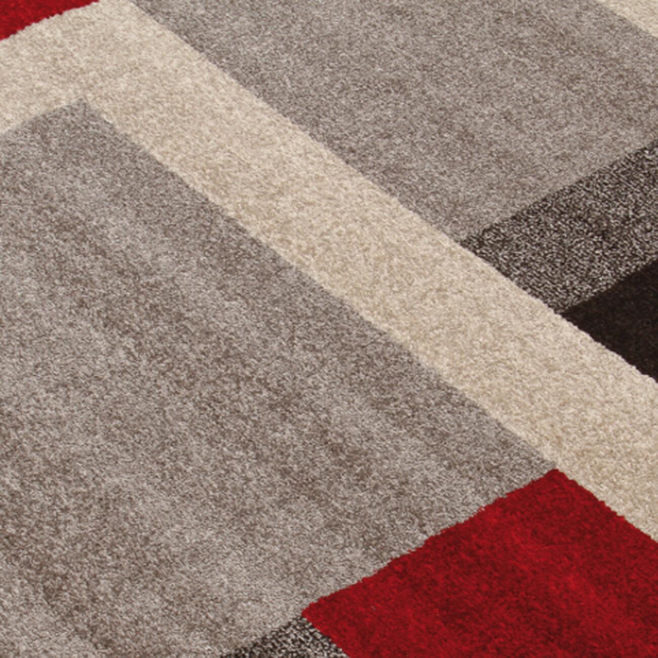 Tappeto Casa riquadri geometrico multicolor, L 230 x L 160 cm - 7