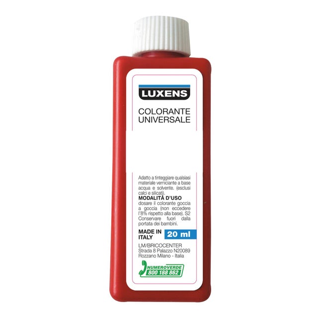 Colorante liquido BRAVO Luxens 20 ml rosso vivo