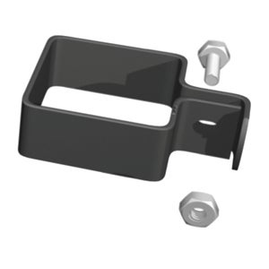 Portapalo Con Cuneo In Acciaio Corten 9,1x9,1x75 Cm - Supporto Per Pali In Legno 88x88 Mm E 90x90 Mm, Da Infiggere Nel Terreno