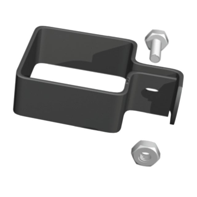 Collare di fissaggio per rete metallica in acciaio antracite FERRO BULLONI Medium quadrato L 5 x L 5 x H 3.5 cm
