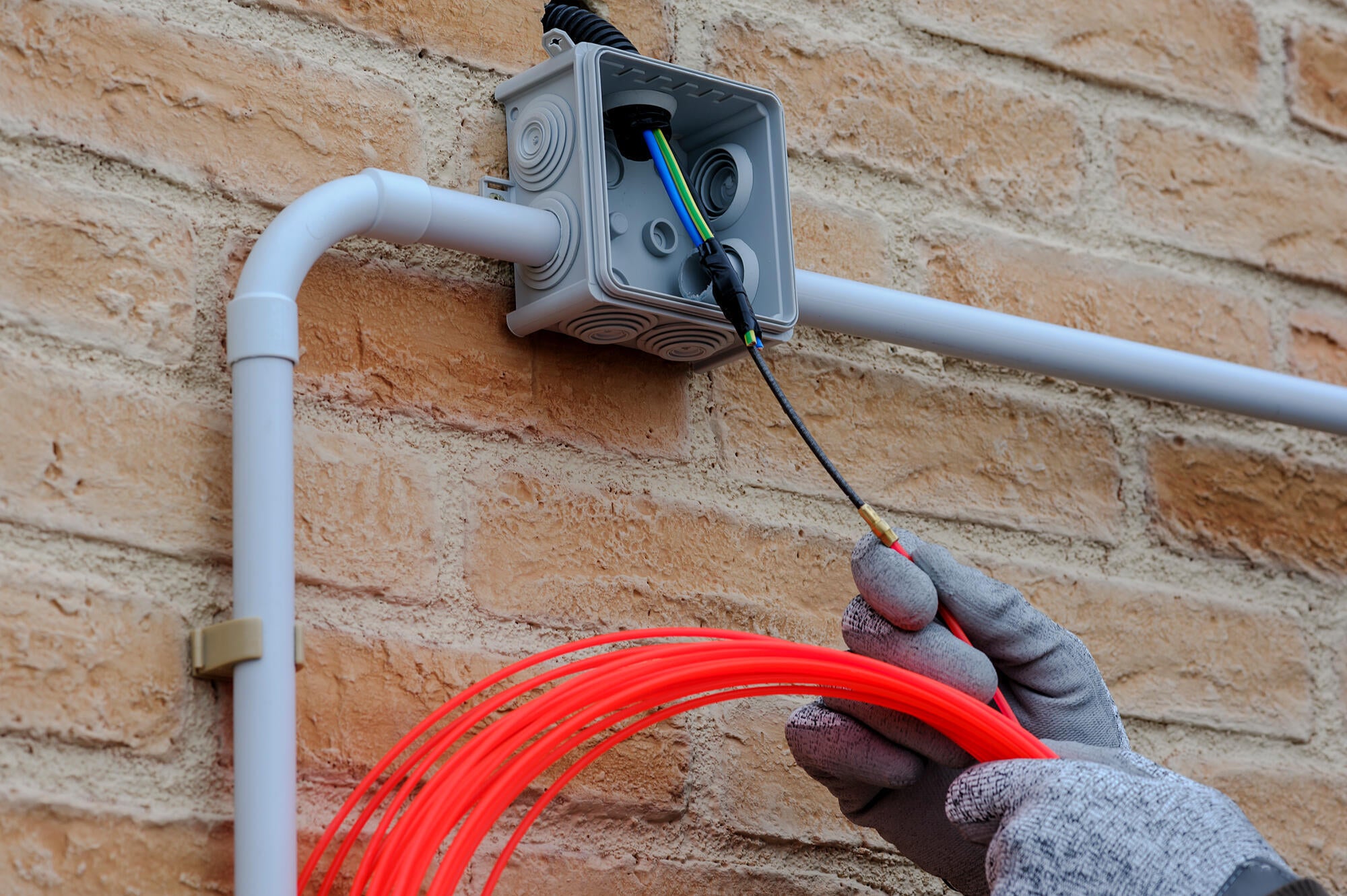 Caja de interruptores de pared de superficie