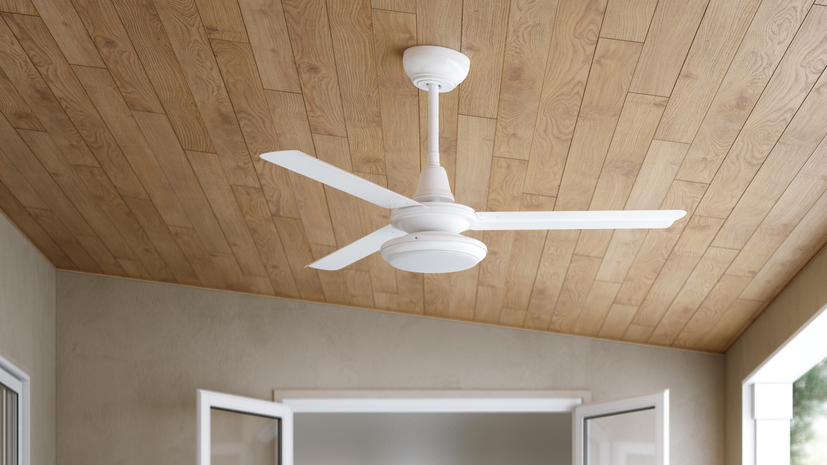 Ventilador de techo reversible con 50 W de potencia y 92 cm de color blanco  y