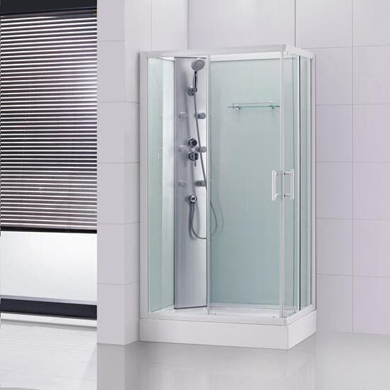 Cabina de ducha móvil con agua caliente
