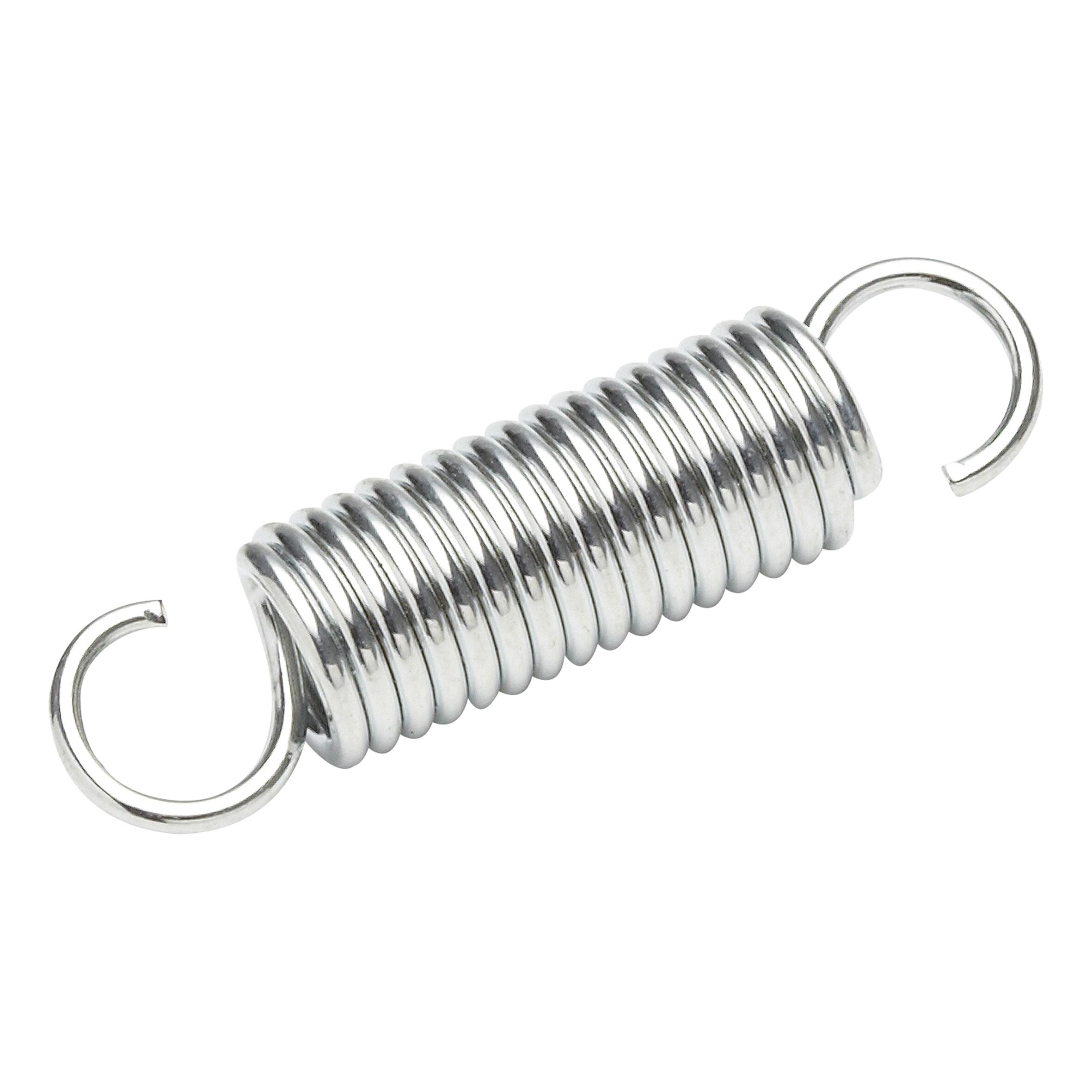Molle Di Trazione In Acciaio, Filo 2.5 Mm, Lunghezze Varie 45-500 Mm, Con Ganci