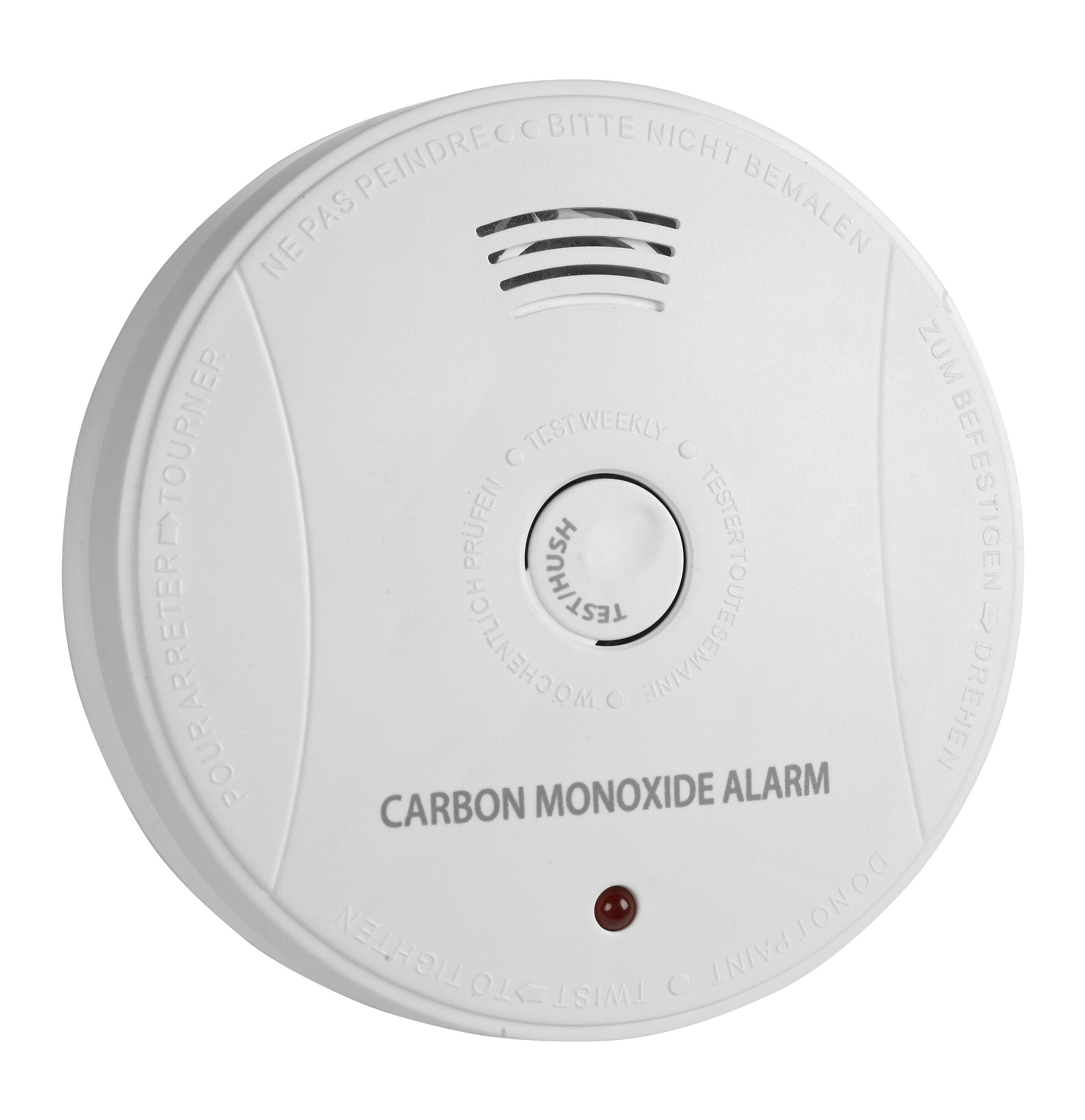 Alarma detectora de monóxido de carbono 