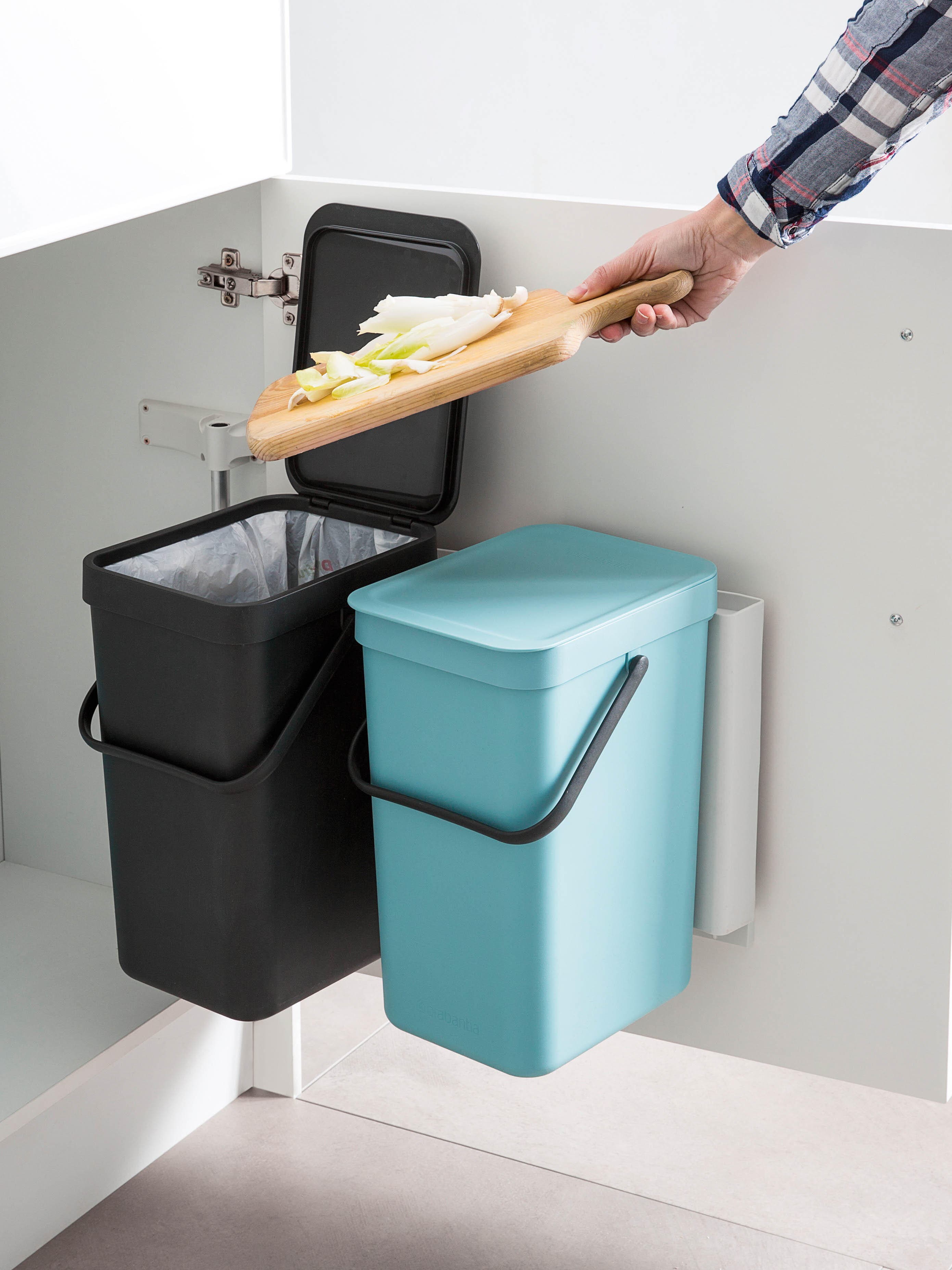 Cubos de basura y reciclaje para cajón de cocina
