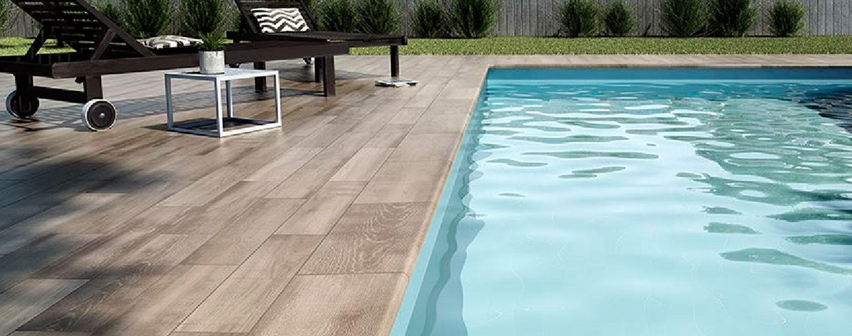 Moderniza el borde de piscina Leroy Merlin