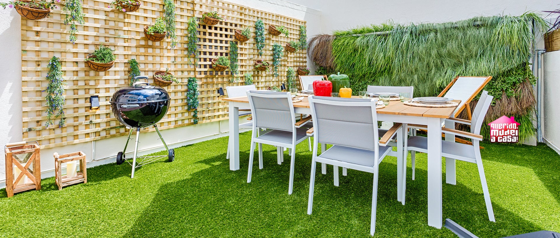 Decorar uma parede de exterior