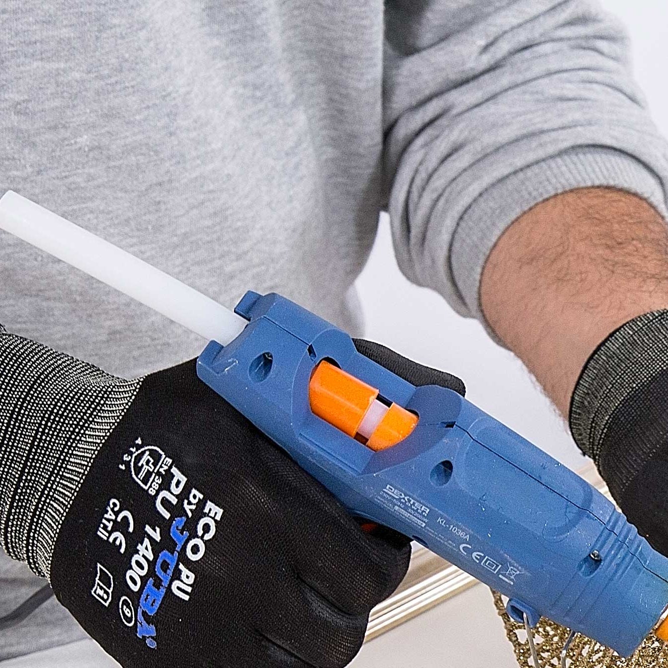 aplique silicone quentes nas estrelas para as colar na moldura