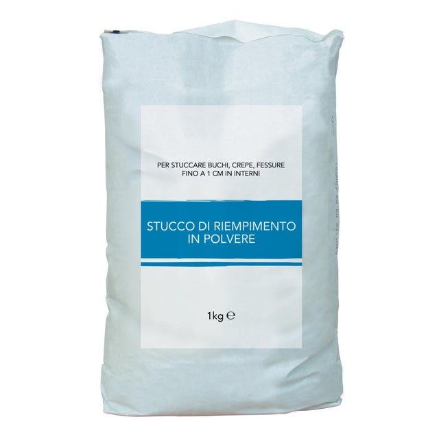 Stucco in polvere per interno IRIS COLOR stucco polvere per riempire 1 kg bianco