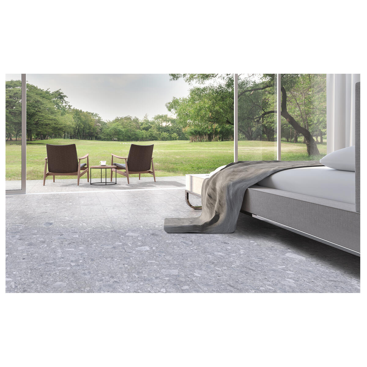 Piastrella da pavimento interno in gres porcellanato 30 x 60 cm rettificato bianco opaco Ceppo R10 traffico intenso (pei 4/5) Sp. 9 mm 1.26 mq - 2