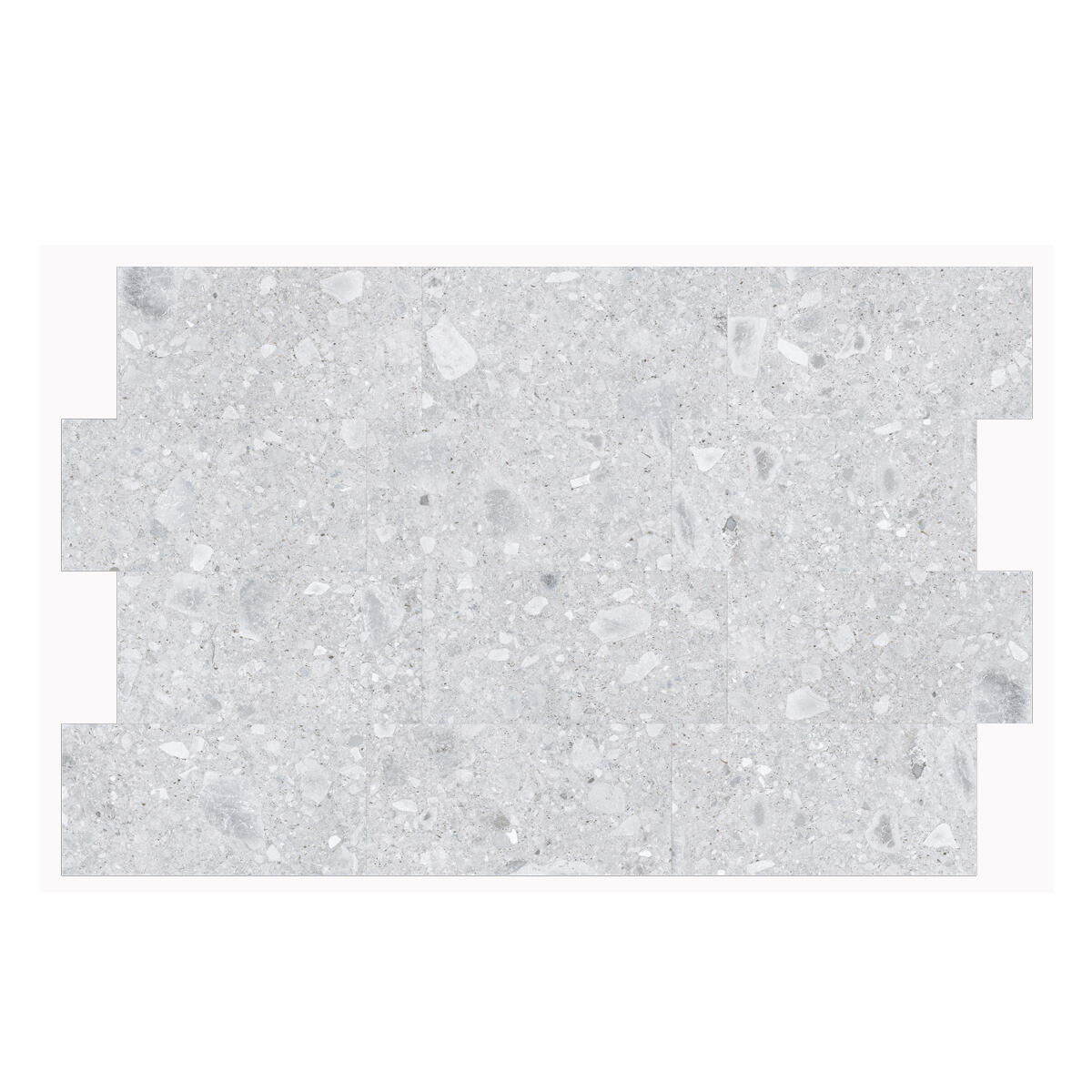 Piastrella da pavimento interno in gres porcellanato 30 x 60 cm rettificato bianco opaco Ceppo R10 traffico intenso (pei 4/5) Sp. 9 mm 1.26 mq - 3