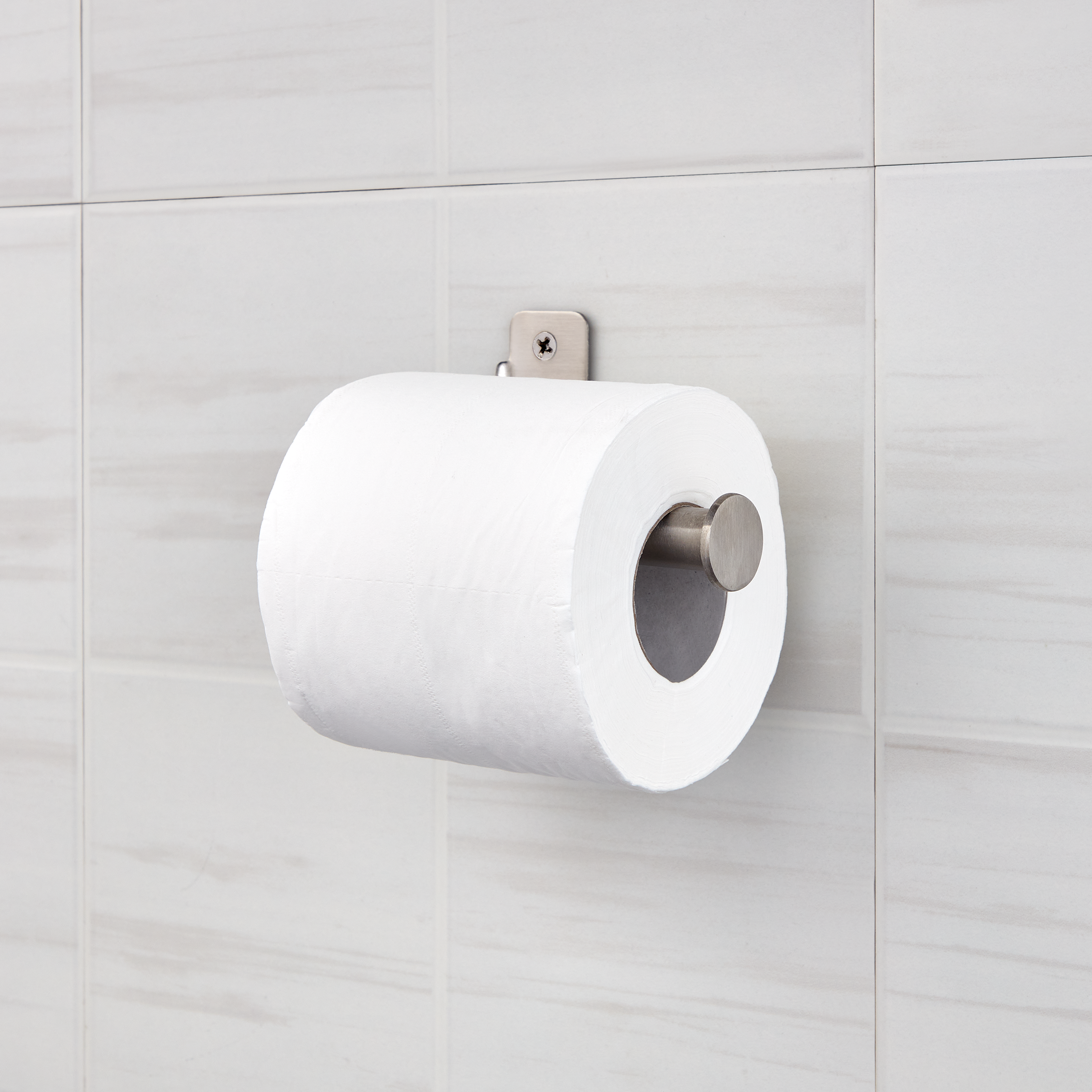 Porta-rolos sem tampa cromado mate Mia - 6