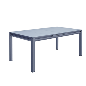 Table de jardin NATERIAL Odyssea II aluminium/verre anthracite 10 personnes