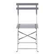 Cadeira de metal NATERIAL FLORA ANTRACITE - 30