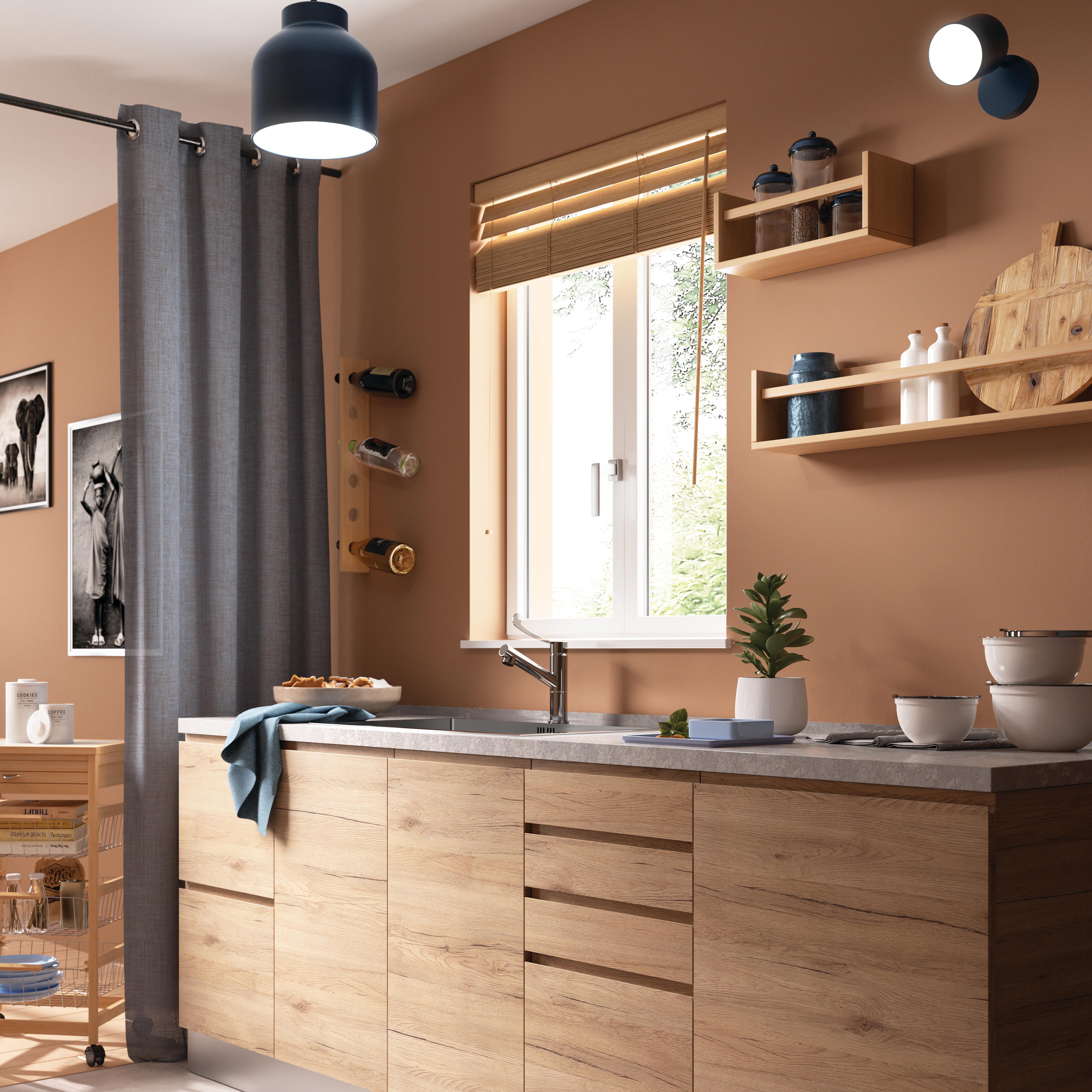 Pittura per interni per parete e soffitto lavabile, LUXENS Opaca beige cream 2 opaco, 4 L - 8