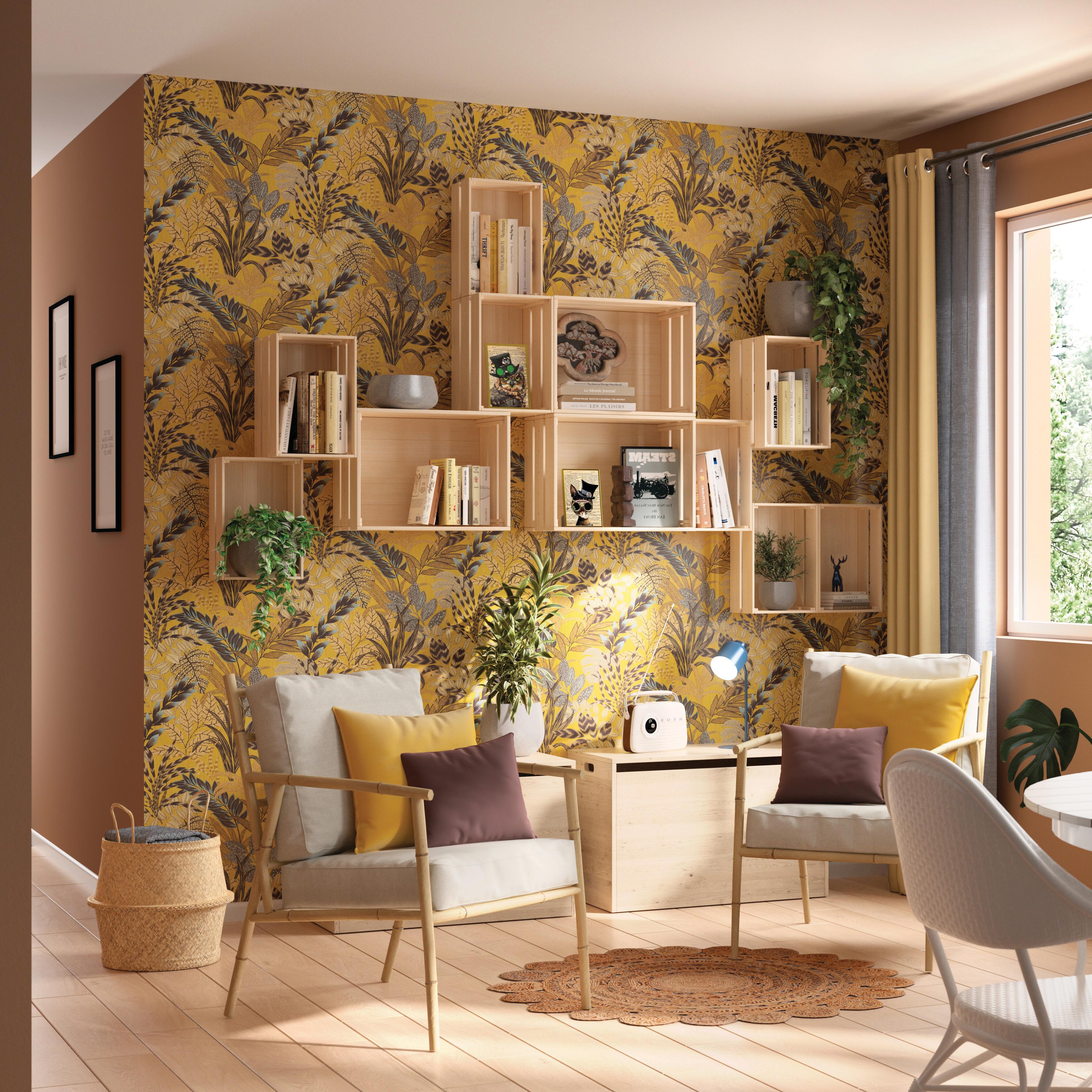 Tappeto Gaia in juta, L 120 x L 120 cm, beige - 7