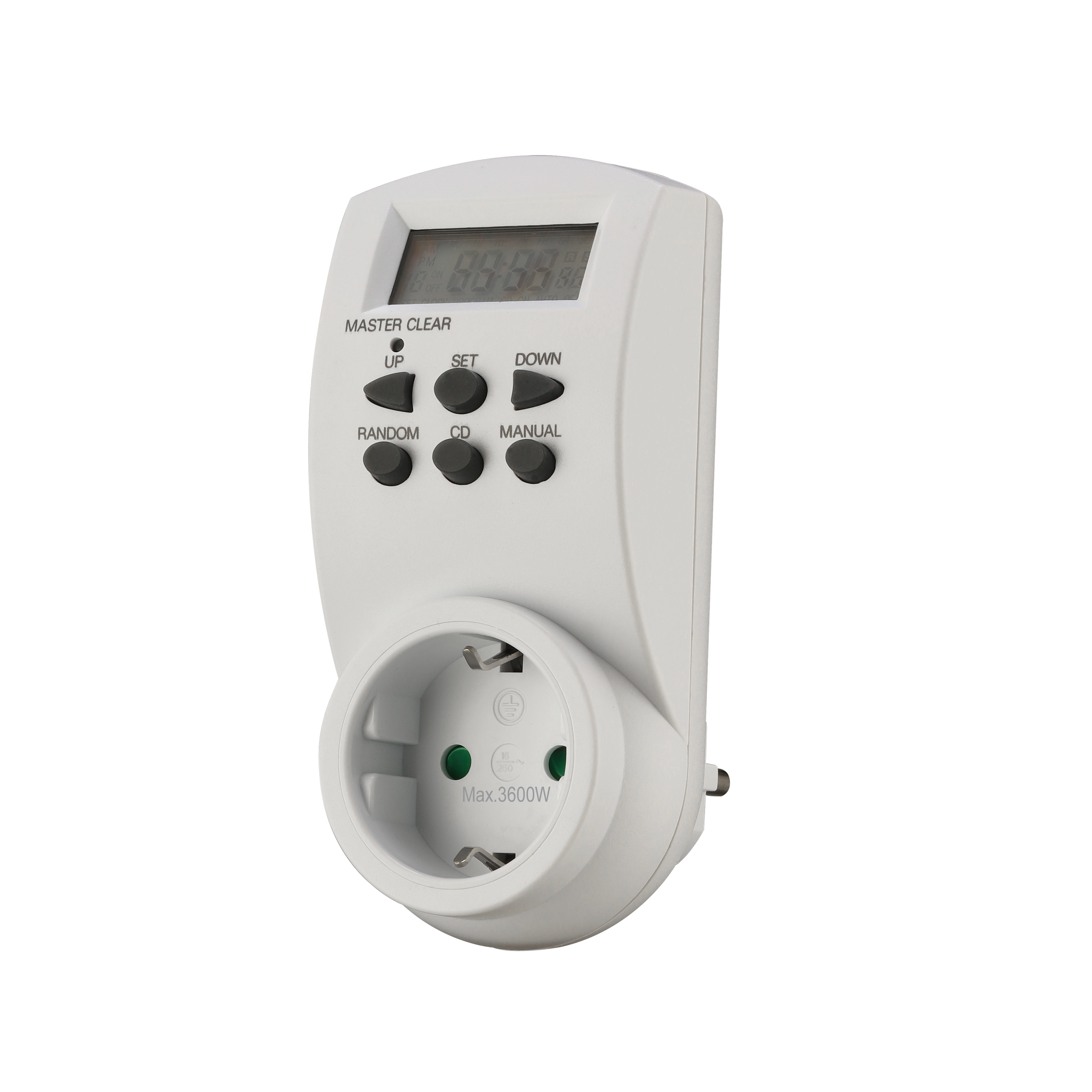 Programador digital lexman para interior en color blanco