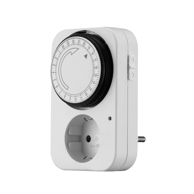 Programador analógico diário máx. 3500W branco LEXMAN