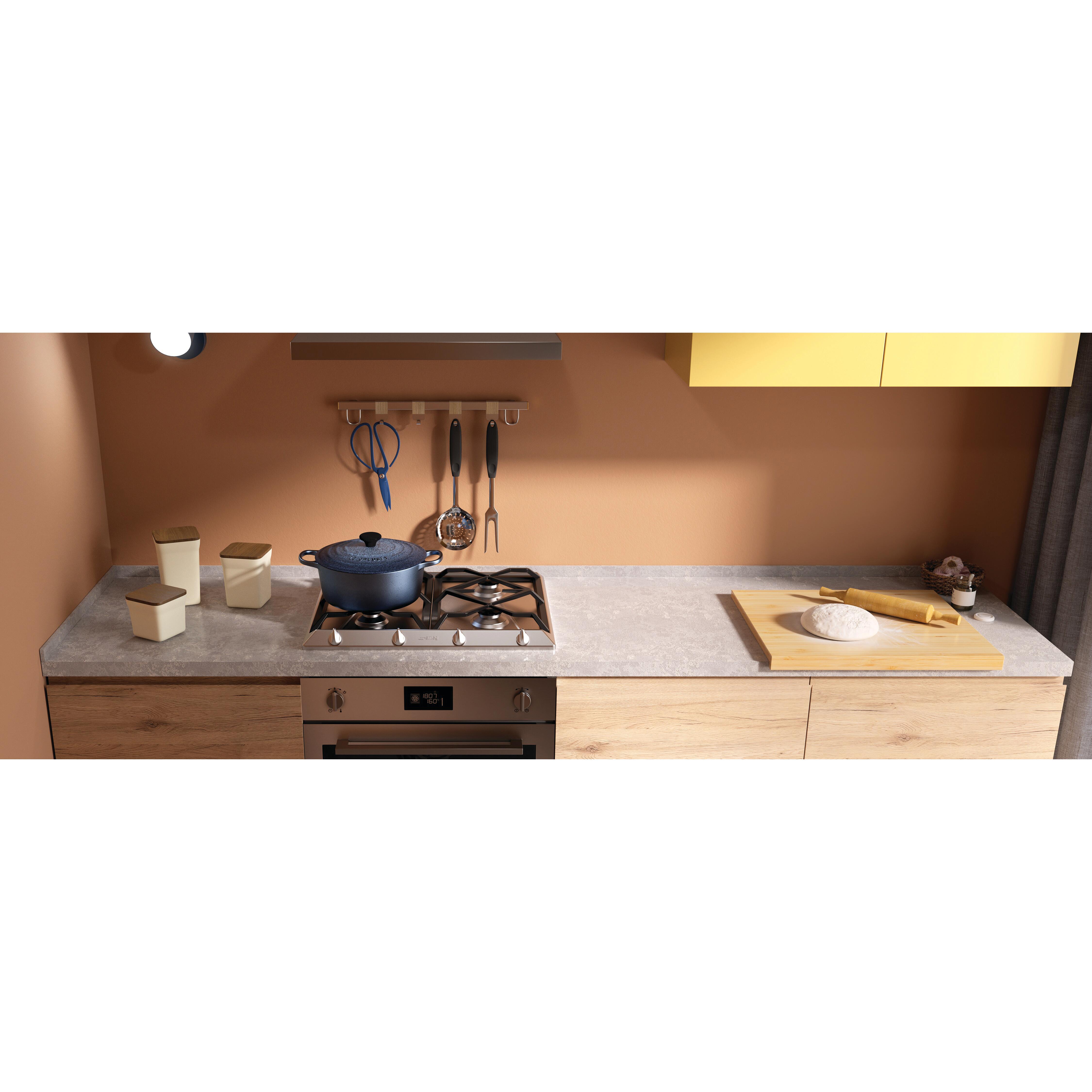 Tagliere DELINIA Slim rettangolare in bambù beige 54 x 46 cm - 3